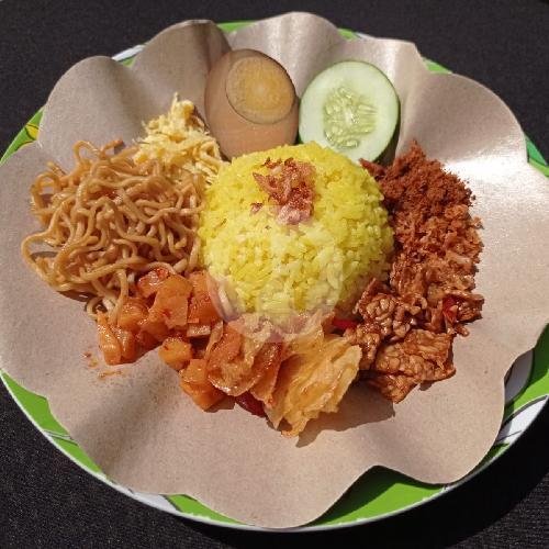 Nasi Kuning Komplit menu Warung Nasi Kuning Afa