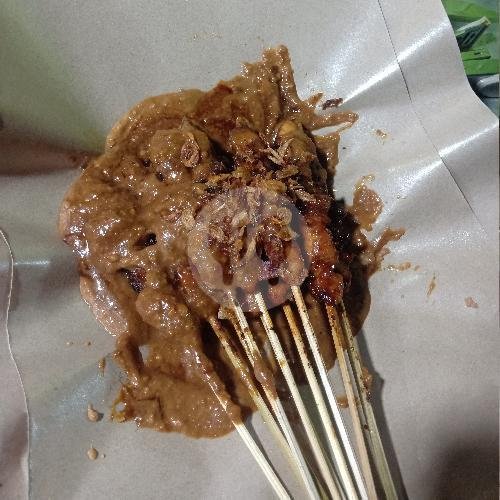Sate Ayam 10, Sate Kambing 10, Sop Kambing 1 menu Warung Sate Madura Cak Idris Percetakan Negara, Cempaka Putih