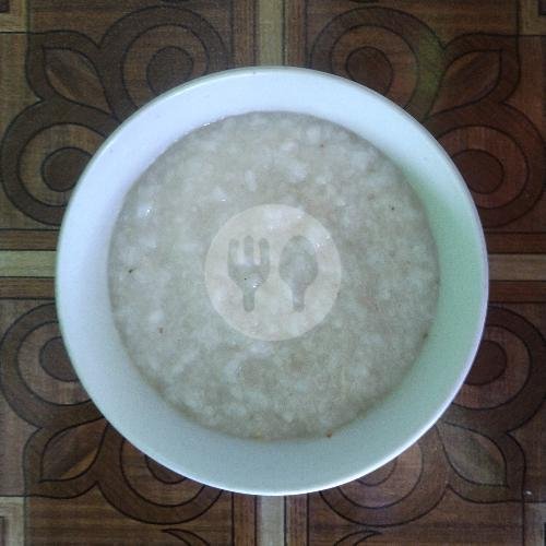 Bubur Polos + Telur Rebus menu BUBUR AYAM DAN BAKSO RAKYAT MA IKAH