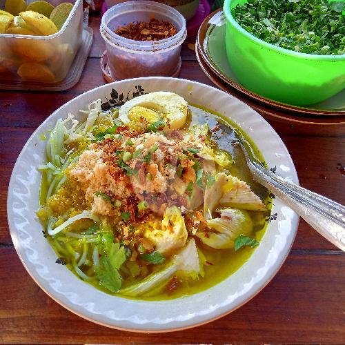 Nasi Soto Ayam Brutu menu Soto Ayam Megilan Cak Erick, Wiyung