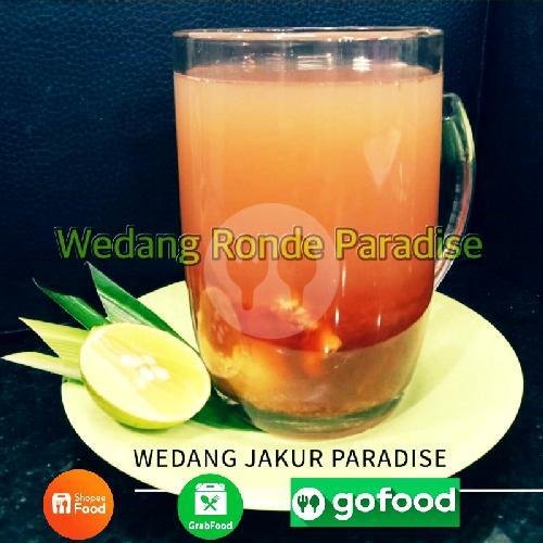 Wedang Jahe Pandan Paradise menu Wedang Ronde Paradise, Ahmad Yani