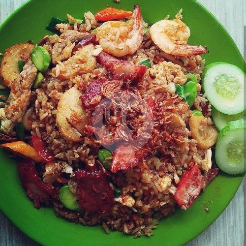 Nasi Goreng Seafood Extra Samcan Madu / Samcan Goreng menu Bakmie Asim Medan, Kelapa Gading