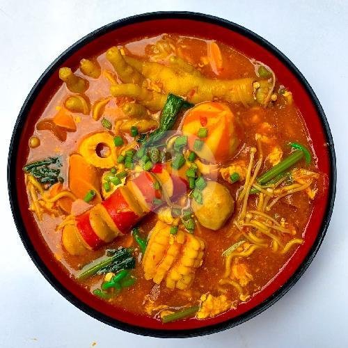 Seblak Komplit Level 1 menu NYEBLAK MIE TEH DEWI, Rogojampi, Pengatigan