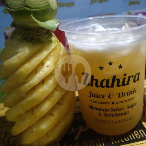 Pineapple Ice Tea menu Zhahira Drink & Juice, Kedawung
