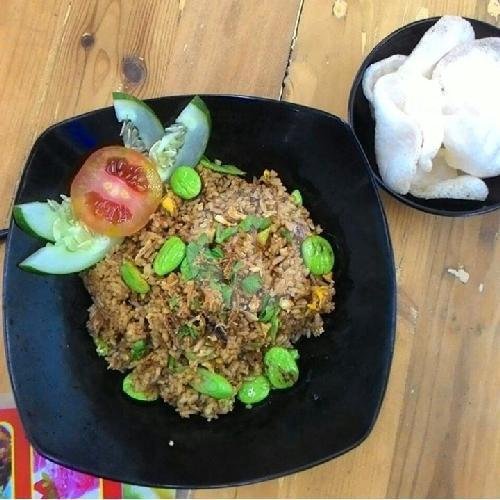 Nasi Goreng Ikan Teri menu Warung Ganas & Nasi Kulit Mercon, Gadung
