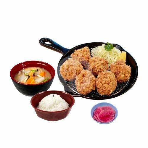 Crab Stick Fry Set menu KATSU Q, Lontar