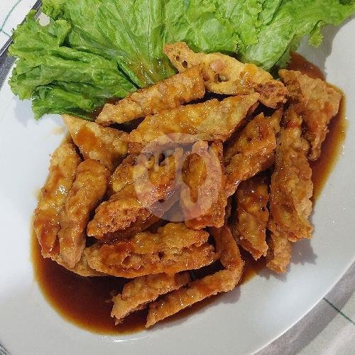 Ayam Goreng Wijen menu RM Kalimantan Anton Jatibening, Caman