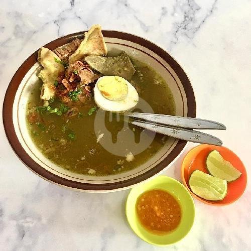 Soto Campur menu Depot Soto Kurnia Ria Ning Sul, Klojen
