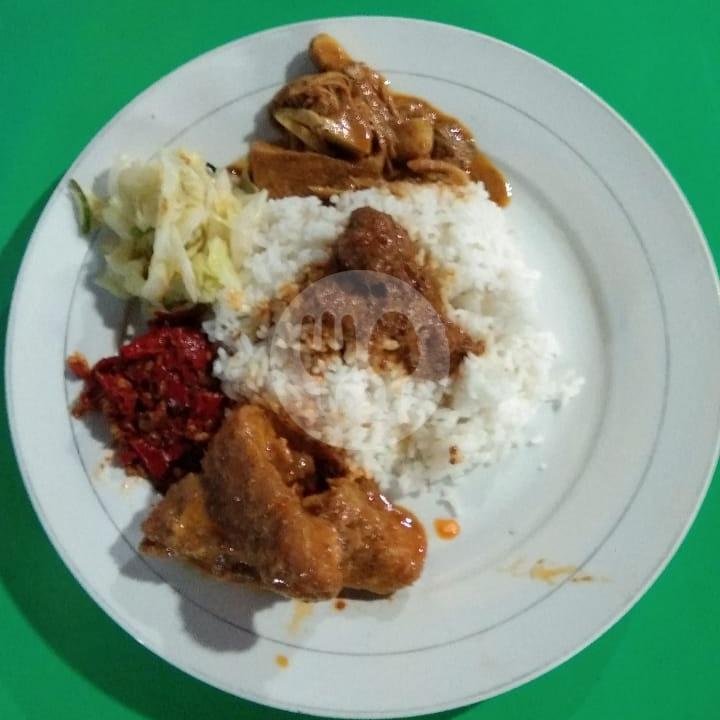 Nasi + Ayam Bakar menu Nasi Padang Mande Kanduang, Haur Pancuh