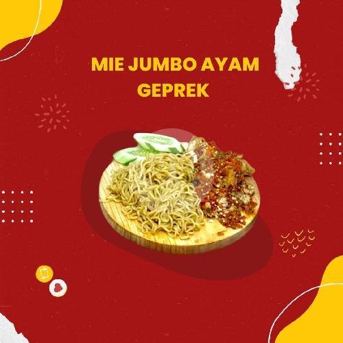 4 Nasi Ayam Geprek Jumbo + 4 Air Mineral menu Ayam Geprek Nglampang, Genteng