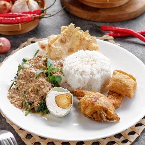 Nasi Gudeg Kotak menu Gudeg Bu Harman, Pepelegi