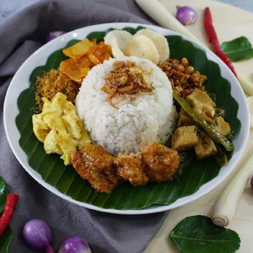 Uduk A (1 Sambal Telur) menu Nasi Uduk Aphing - Teluk Gong