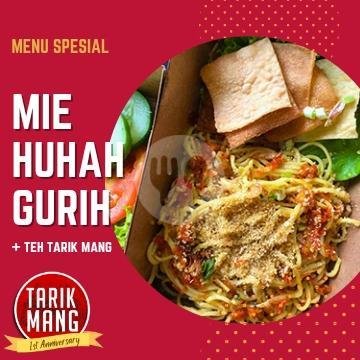 Mie Huhah Manis + Teh Tarik Mang menu Kedai Tarik Mang, Bandung Utara