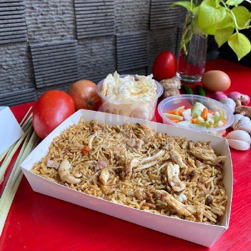1 Porsi Nasi Kebuli Basmati Ayam Mix menu Laskar Kebuli, Jatiasih
