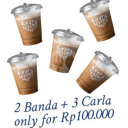 100K Get 5 Es Kopi Susu menu Blanco Coffee and Books