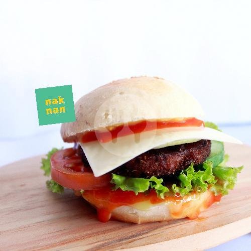 Burger Jawa Mozzarella Pedas menu Pawiro Burger Jawa, Pakem