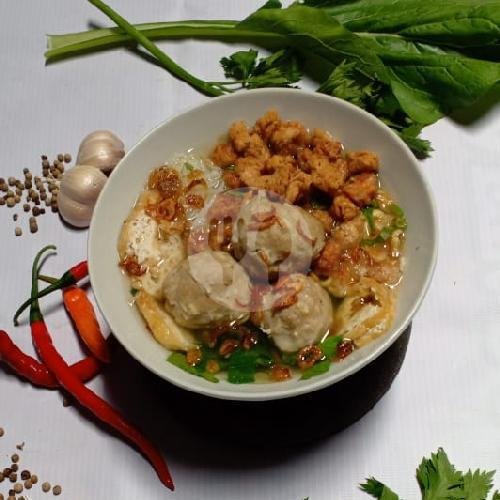 Mie Ayam Bakso Kriyuk Jumbo menu Bakso Kriyuk Seger Marem, Piyungan