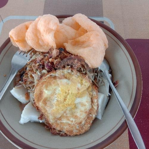 Ketoprak + Telor Ceplok menu Ketoprak Jakarta Bang Fadhil, Utara Foodcourt Kenangan
