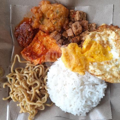 Sego Banting 4 Ribu menu Sego Banting Mbak Tik, Klojen