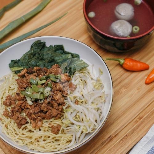 Mie Original + Pangsit menu Bakmie Bangka BPPT, Kebon Jeruk