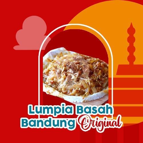Lumpia Basah Bandung Sosis menu Baso Aci Juara, Condong Catur