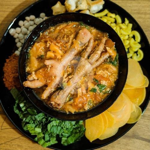 Seblak Ceker menu Seblak Seuhah, Depok Condong Catur Sleman