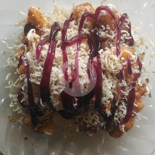 Pisang Goreng Keju Strawberry menu Sakira Pisang Goreng Keju Crispy, Slawi