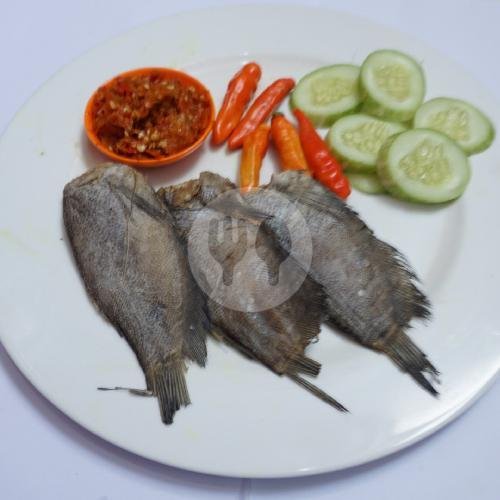 Cumi - Cumi menu Ayam Goreng Sambel Si Edun, Malabar