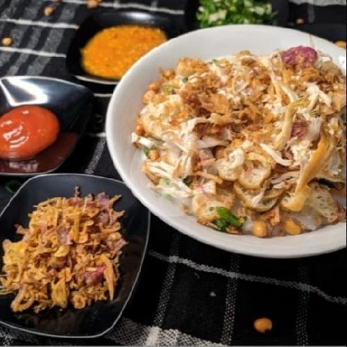 Bubur Ayam + Bakso Udang menu Bubur Ayam Semangkuk Berkah, Jaten