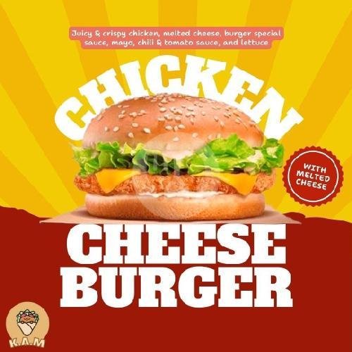 Chick N Cheez Burger menu Kebab Anak Malang, Sukun