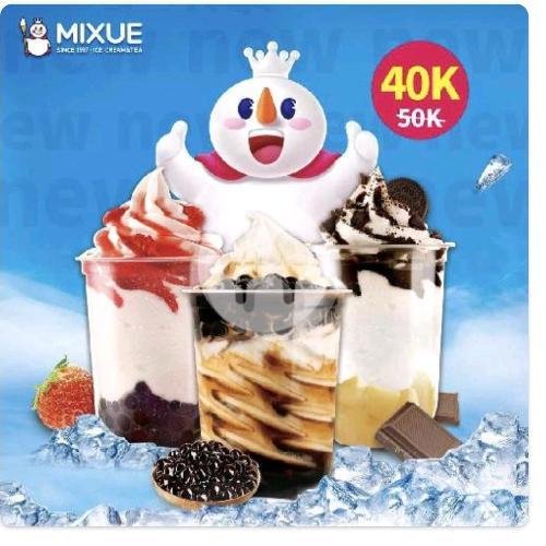PEACH EARL GREY TEA (TOP 4 MIXUE) menu MIXUE RANCABOLANG