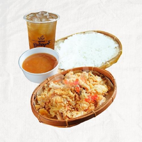 Dimsum Goreng menu Geprek Dahsyat Bu Rahma, Jendral Sudirman