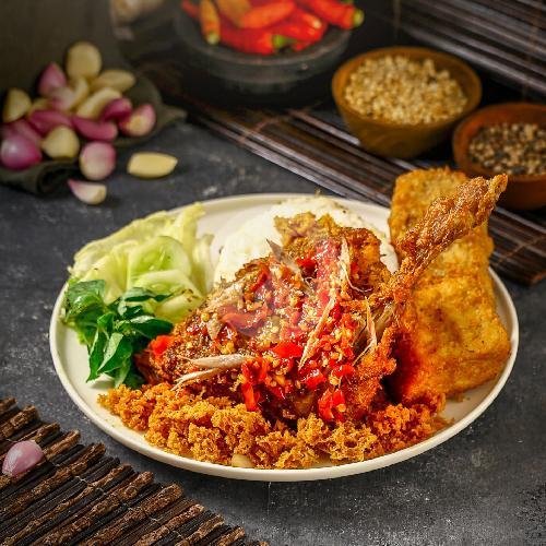 Oseng Paru Mercon menu Ayam Penyet Ju-Pe, Cendrawasih
