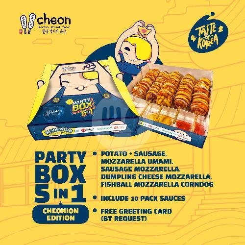Cheon 5 in 1 Party Box menu Cheon, DP Mall