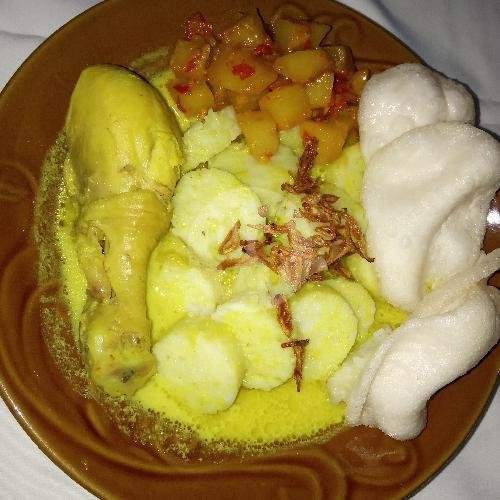 Paket Lontong Original menu Lontong Opor dan Nasi Kuning Mak Amin, Potorono