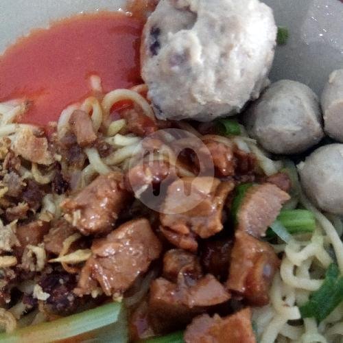 Mie Ayam menu Mie Baso Babat Raoshan, Mulyasari