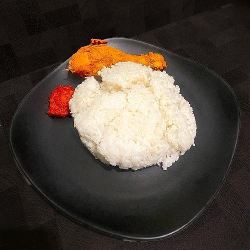 Nasi + Ayam Goreng menu Warmindo Togar