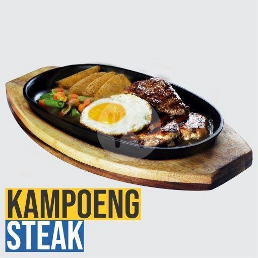 Sirloin (Saus Pilihan Brown Sauce/Bbq/Blackpepper) menu Kampoeng Steak, Tidar Raya