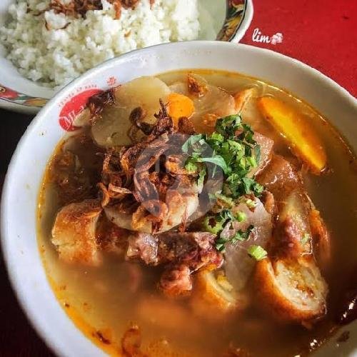 Risol Kuah menu Soto Mie Bogor Pak Kadir, Dutamas
