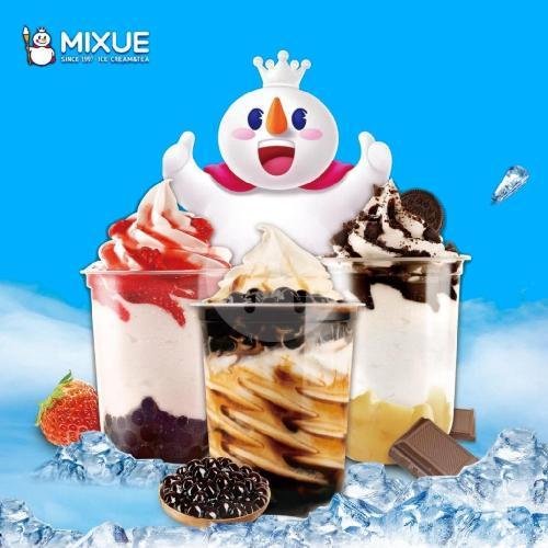 Mango Smothies with Ice Cream menu Mixue Dipatiukur