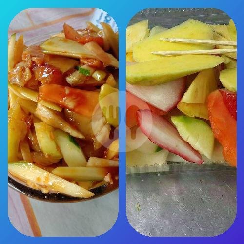 Lotis buah mangga menu Rujak Es Krim Bang Jon, Wahid Hasyim