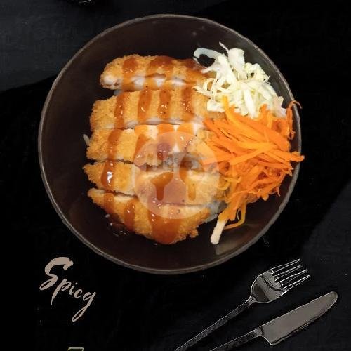 Ricebowl Chicken Katsu - Saos Spicy menu WARKOP RANGERS CIDODOL