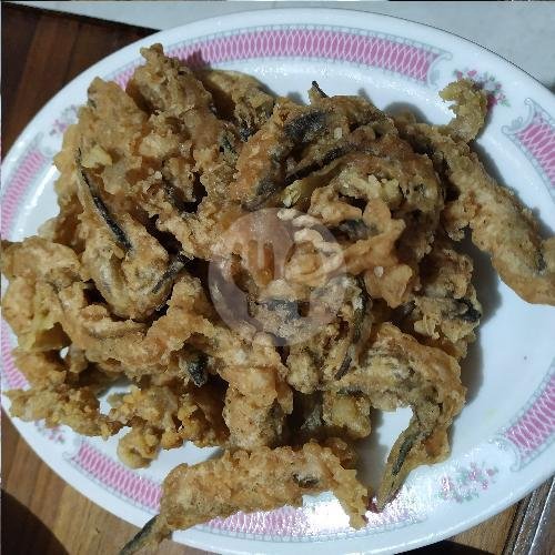 Belut Goreng Tepung Tipis menu Lalapan Belut Cripy Cak Hadi, Gadang