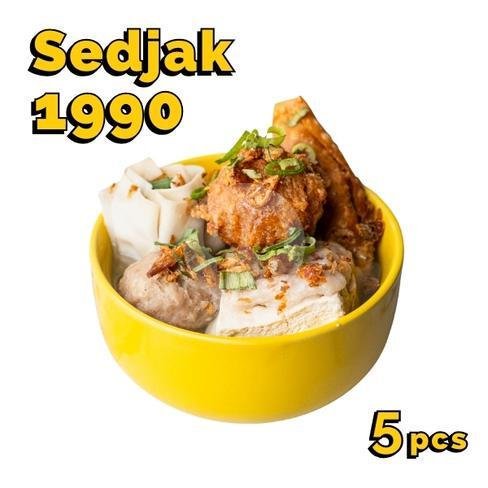 Bakso Malang Isi 6Pcs menu Bakso Bakwan Malang Cak Su Kumis, Cempaka Putih