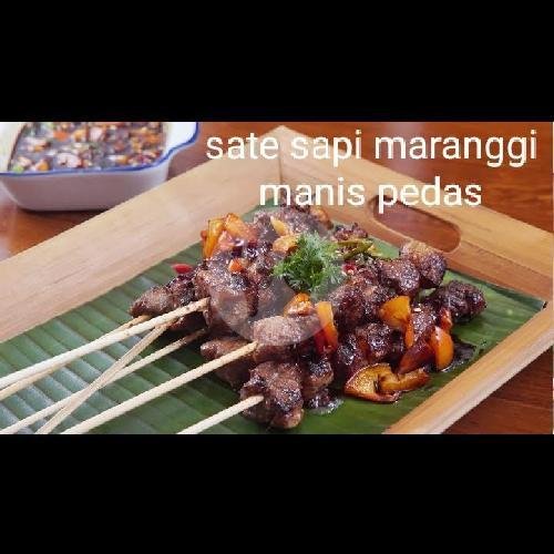 Sate Sapi Bumbu Kacang menu Sate Gule Pojok Sari, Pasar Cikapundung Elektronik