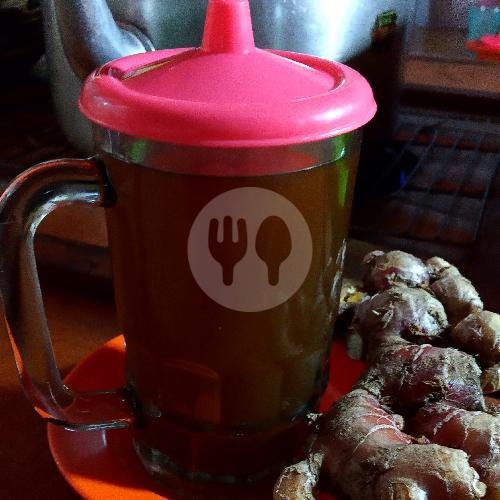 Wedang Jahe creamer/susu menu Angkringan Om Bas, Rawa Selatan 1