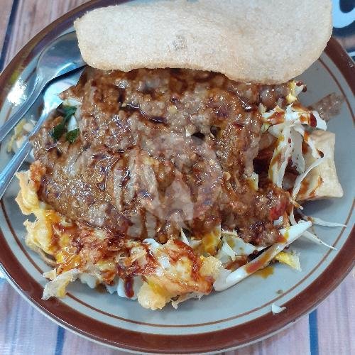 Tahu Gimbal Tanpa Telur menu Tahu Gimbal Pak Edi Asli, Menteri Supeno