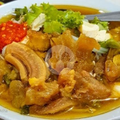 Sop Kepala Sapi menu Thoha Fried Chicken, Lowokwaru