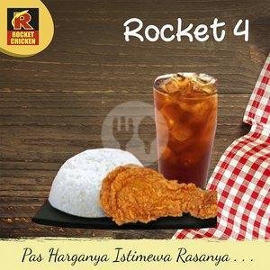 Rocket 4 menu Rocket Chicken, Bandara Solo