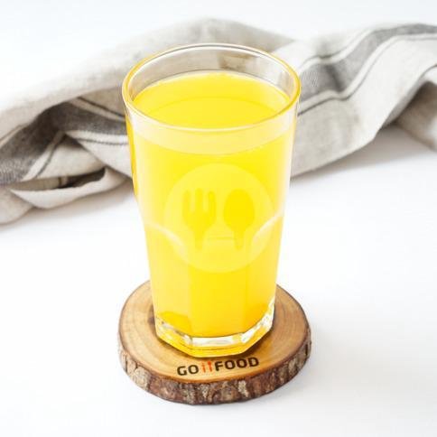 Teh Panas menu Lontong Tahu Gimbal Pak Polo Blora, Singa Tengah